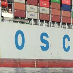 Cosco Fortune am 8.10.2012 ausgehend Hamburg